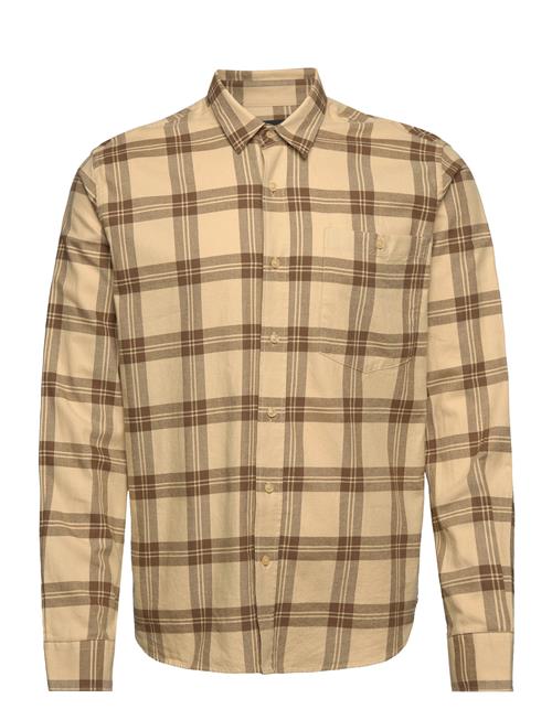 M Moment Flannel Shirt-143 Check Peak Performance Beige