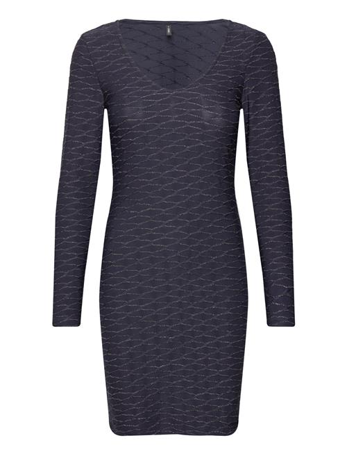 ONLY Onlastra L/S V-Neck Glitter Dress Jrs ONLY Navy