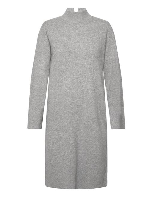 YAS Yasemilie Ls High Neck Knit Dress S.noos YAS Grey