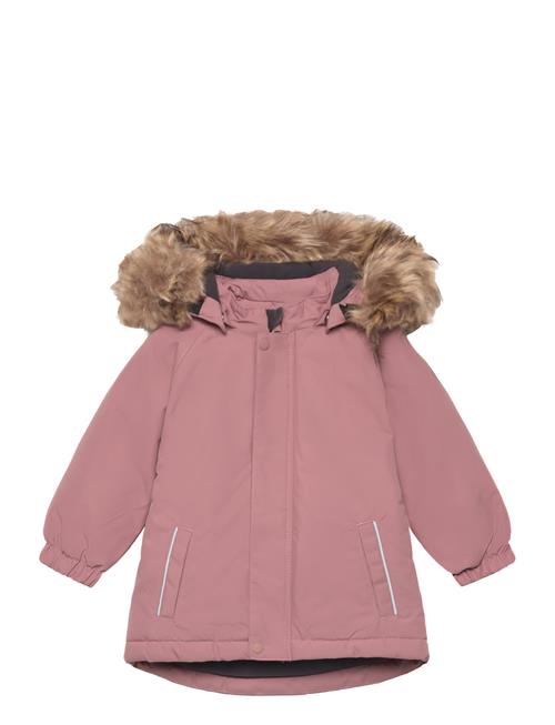 Color Kids Parka W. Fake Fur Color Kids Pink