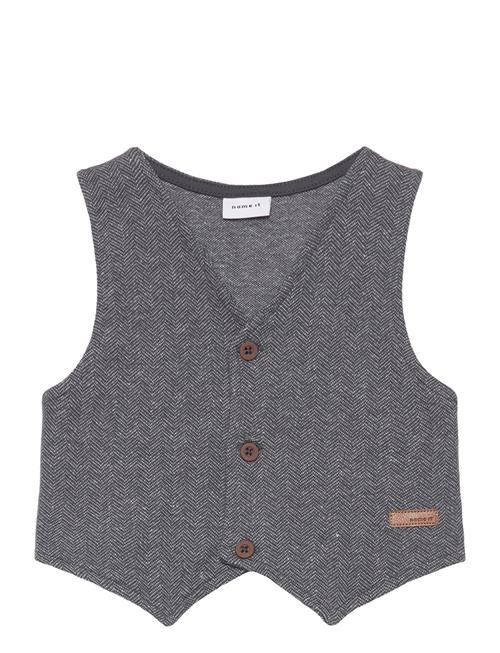 name it Nbmrobino Waistcoat Name It Grey