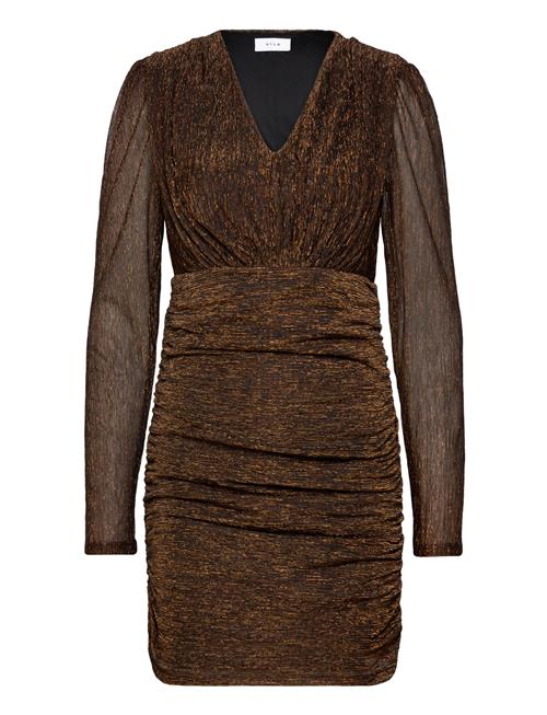 Vijaade L/S V-Neck Dress/Dc Vila Brown