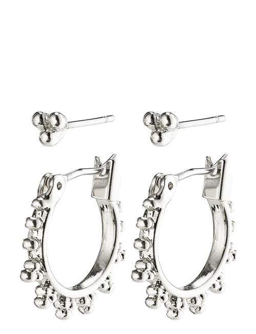 Se Pilgrim Kate Earrings Pilgrim Silver ved Booztlet