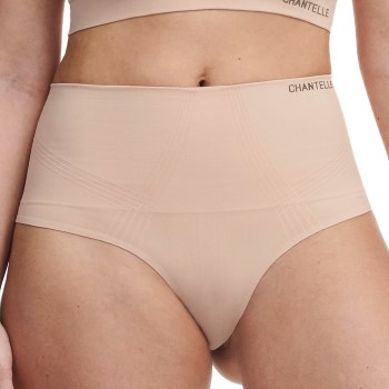 Chantelle Trusser Smooth Comfort High Waisted Thong Hud Small Dame