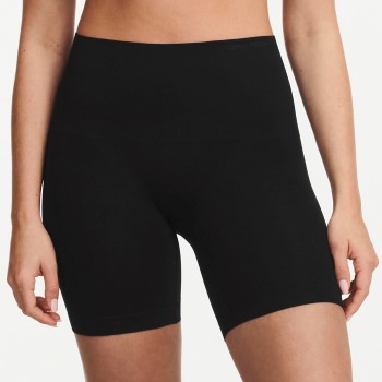 Chantelle Trusser Smooth Comfort Sculpting Biker Shorts Sort Large Dame