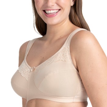 Miss Mary of Sweden Miss Mary Cotton Now Soft Bra Bh Beige B 75 Dame