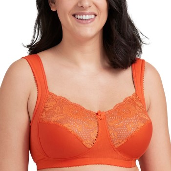 Miss Mary of Sweden Miss Mary Lovely Lace Soft Bra Bh Orange B 85 Dame