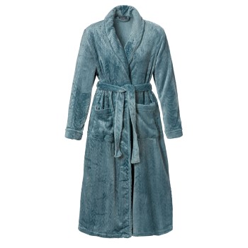 Se Trofé Trofe Braid Fleece Robe Turkise polyester X-Large Dame ved Timarco