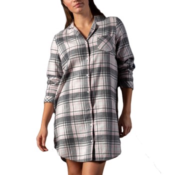 Se Trofé Trofe Flannel Nightdress Rudet bomuld X-Large Dame ved Timarco