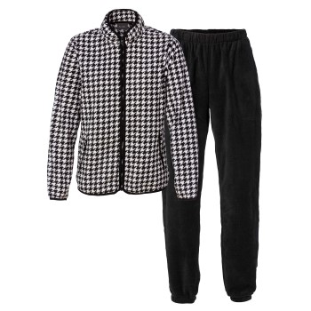 Trofé Trofe Houndstooth Set Sort polyester Large Dame