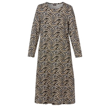 Trofé Trofe Zebra Long Sleeve Dress Flerfarvet bomuld Large Dame