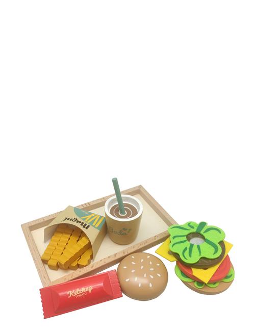 Burger Menu Set Magni Toys Patterned