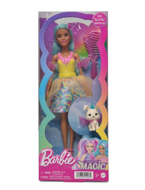 Se Barbie A Touch Of Magic Doll Barbie Patterned ved Booztlet