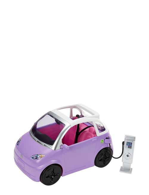 Car, Kids Toys, “Electric Vehicle” With Charging Station Barbie Patterned