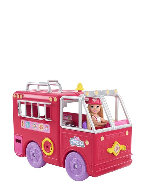 Barbie Chelsea Fire Truck Vehicle Barbie Patterned