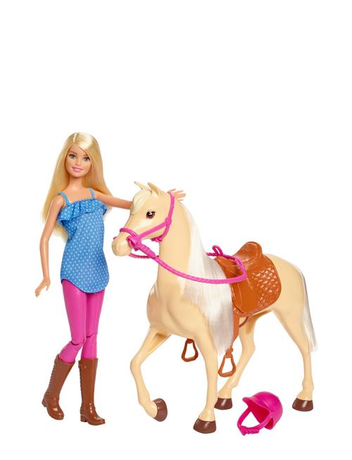 Barbie Doll And Horse Barbie Patterned