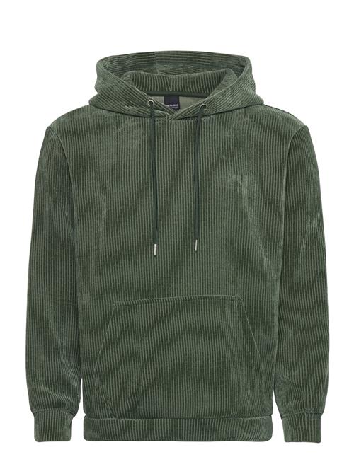 Se ONLY & SONS Onseden Reg Courduroy Hoodie ONLY & SONS Khaki ved Booztlet