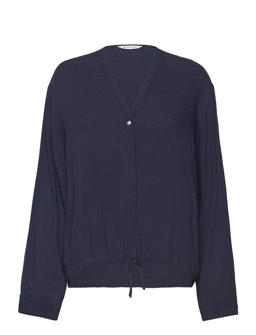 Tom Tailor Structured Solid Blouse Tom Tailor Navy