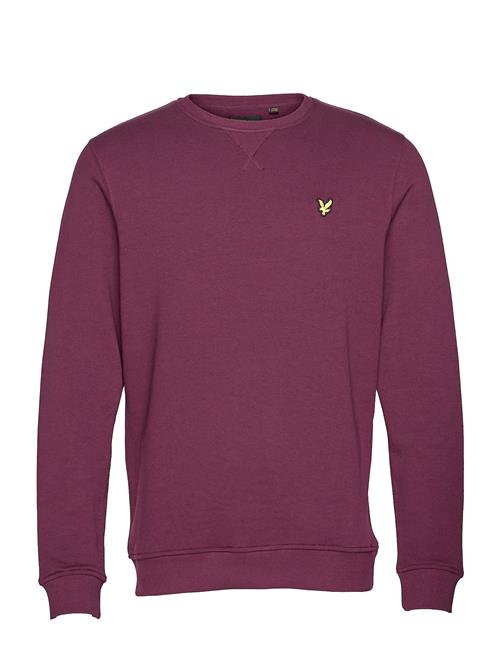 Se Lyle & Scott Crew Neck Sweatshirt Lyle & Scott Purple ved Booztlet