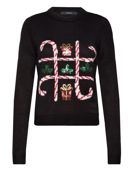 Se Vero Moda Vmxmasgame Ls O-Neck Pullover Xmas Vero Moda Black ved Booztlet