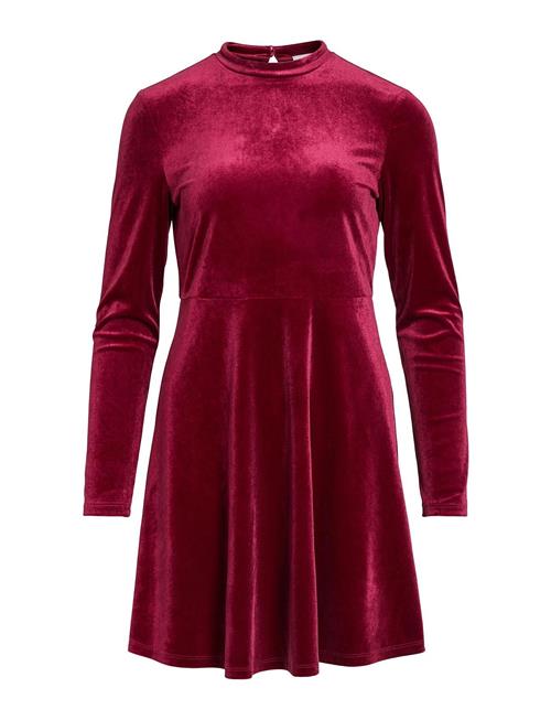 Vila Vioelle High Neck L/S Dress/1N Vila Red