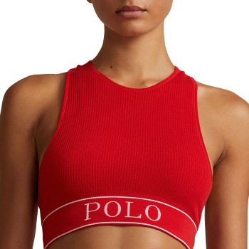 Polo Ralph Lauren Bh High Neck Top Rød Small Dame