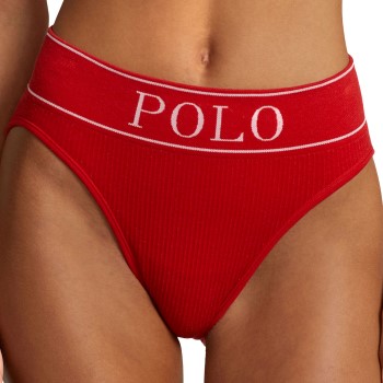 Polo Ralph Lauren Trusser High Waist Brief Rød Small Dame