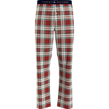 Se Tommy Hilfiger Flannel Pant Rød Mønster  X-Large Herre ved Timarco