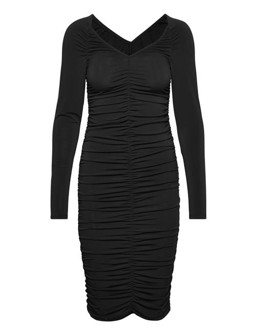 Vero Moda Vmgilsa Ls V-Neck Calf Dress Vma Vero Moda Black