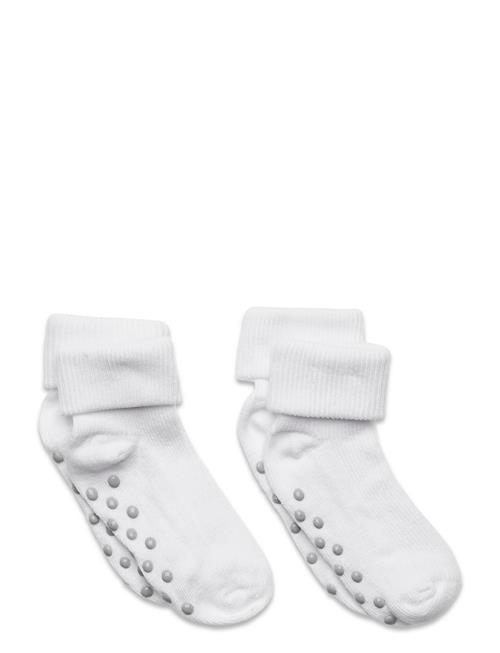 Baby Rib Sock W. Abs Minymo White