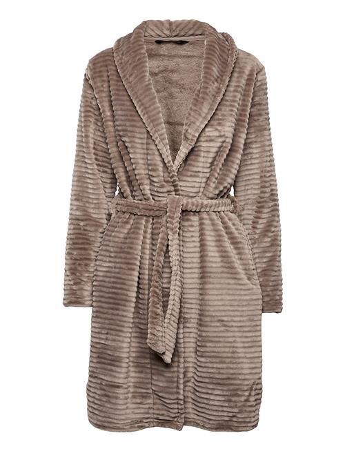 Decoy Decoy Short Robe W/Stripes Decoy Brown