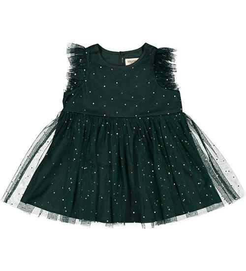 MarMar MarMar Kjole - Ballerina Dotty - Dinne - Dark Leaf