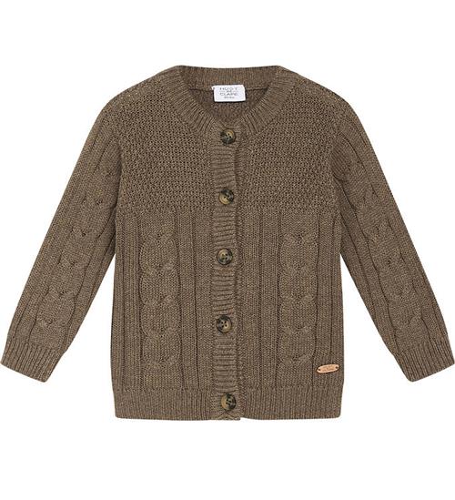 Se Hust and Claire Cardigan - Strik - Charli - Cub Brown ved KidsWorld