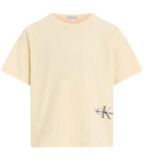 Calvin Klein Calvin Klein T-shirt - Monogram Off Placed - Vanilla