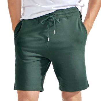 Bread & Boxers Bread and Boxers Lounge Shorts Skovgrøn økologisk bomuld Medium Herre