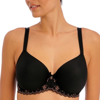 Freya Bh Off Beat Underwire Moulded Spacer Bra Sort polyester E 75 Dame