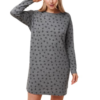 Se Triumph Endless Comfort Long Sleeve Nightdress Mørkgrå  40 Dame ved Timarco