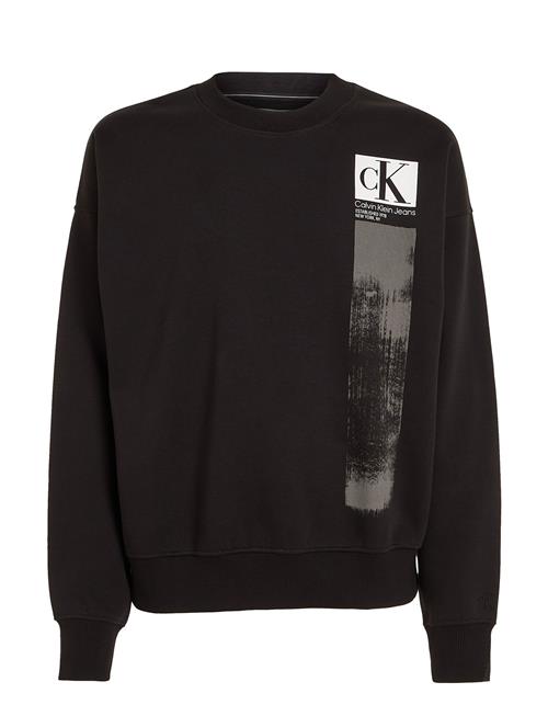 Calvin Klein Jeans Brushstroke Crew Neck Calvin Klein Jeans Black