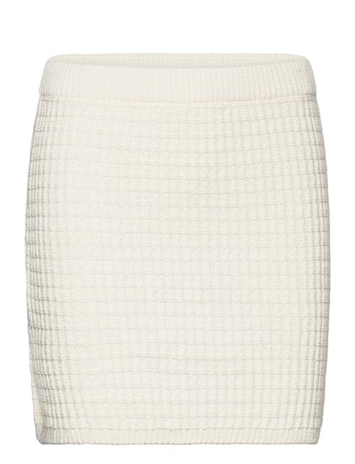 Knitted Miniskirt Mango Cream