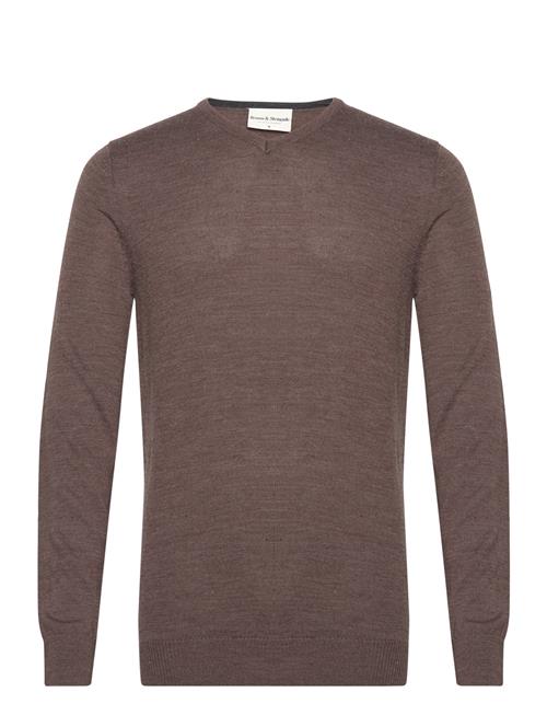 Se Bruun & Stengade Bs Uranus Regular Fit Knitwear Bruun & Stengade Brown ved Booztlet