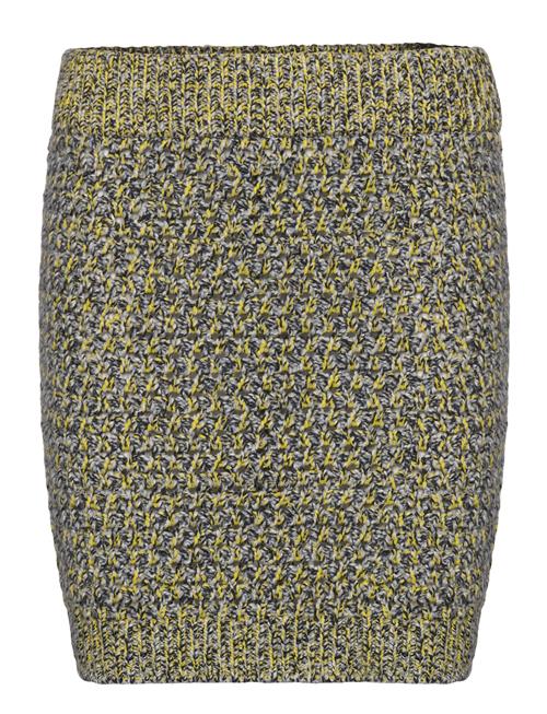 Norma Mouline Knit Mini Skirt WOOD WOOD Yellow