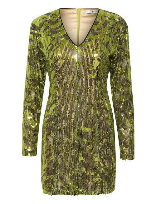 Gestuz Paisleygz Ls Short Dress Gestuz Green