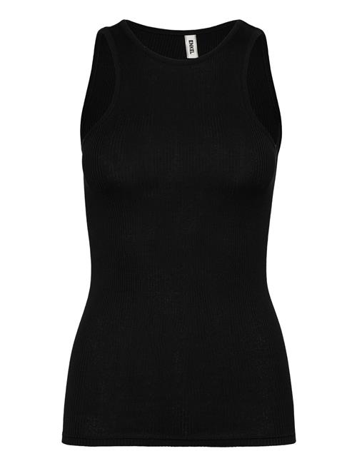 Enkel Studio Eswalmue Tank Top Solid F Enkel Studio Black