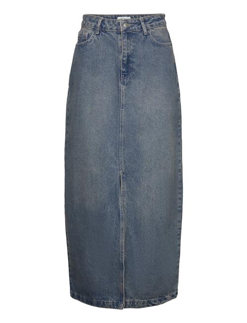 Enkel Studio Esbow Long Skirt Denim F Enkel Studio Blue