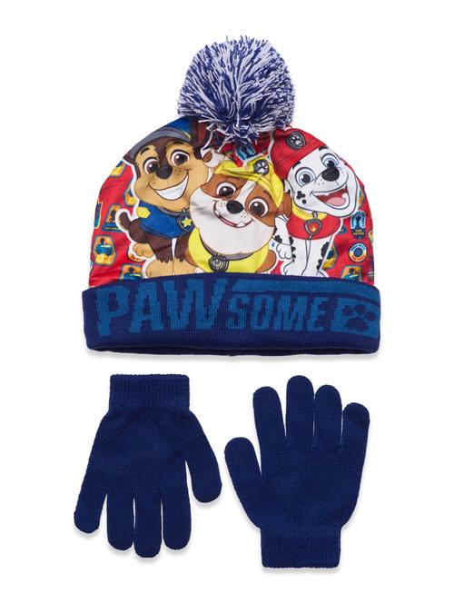 Se Paw Patrol Set Cap + Glooves Paw Patrol Patterned ved Booztlet