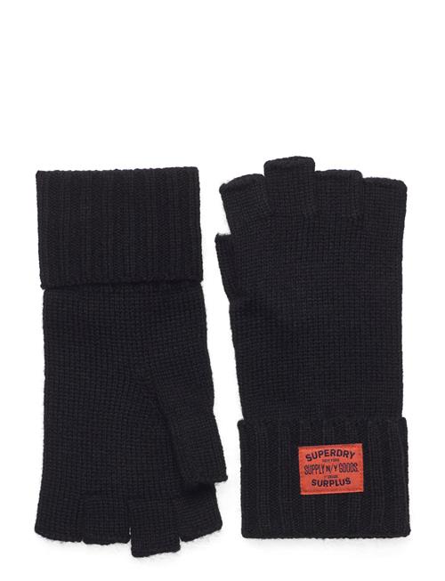 Superdry Workwear Knitted Gloves Superdry Black