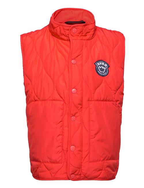 K. Quilted Vest Svea Red