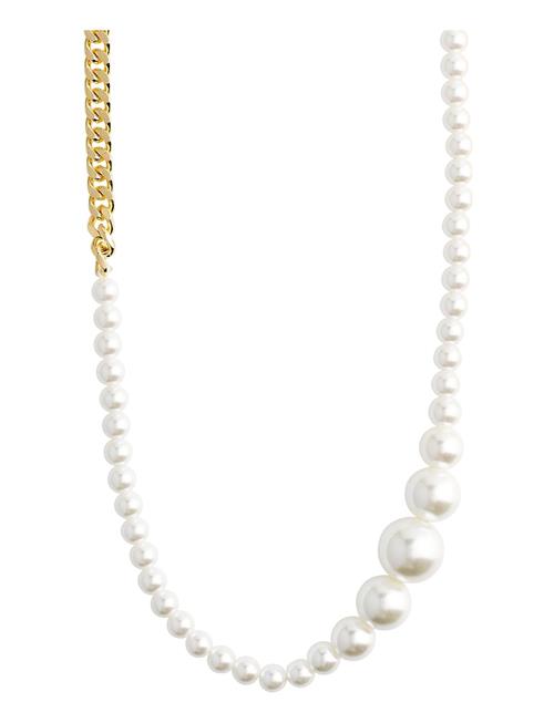 Beat Pearl Necklace Pilgrim Gold