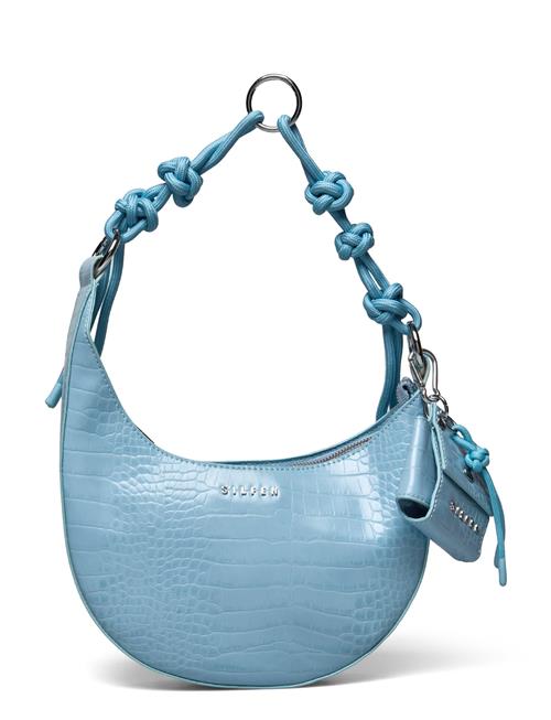 Se Silfen Helene Shoulder Bag Silfen Blue ved Booztlet