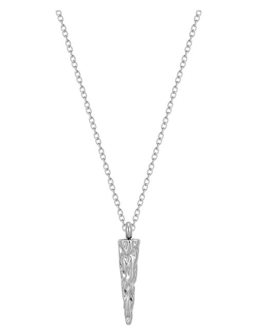 Se Bud to rose Spike Necklace Silver Bud To Rose Silver ved Booztlet